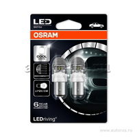 Лампа светодиодная 12V P21W 21W 6000K OSRAM LEDRIVING 2 шт. блистер 7556CW-02B