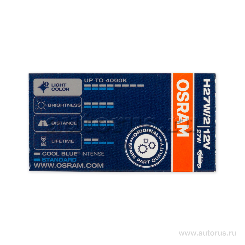 Лампа 12V H27W/2 27W PGJ13 OSRAM COOL BLUE INTENSE 1 шт. картон 881CBI
