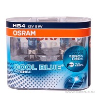 Лампа 12V HB4 51W P22d OSRAM COOL BLUE INTENSE 2 шт. DUOBOX 9006CBI-HCB