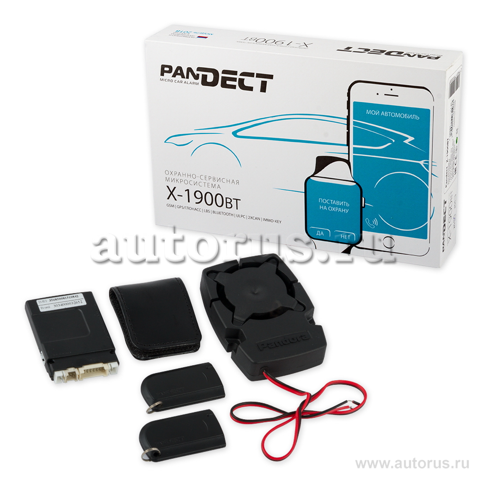 Сигнализация Pandect X-1900 ВТ 2CAN,CLONE, Iмм O-KEY,GSM-модем,microUSB, Bluetooth