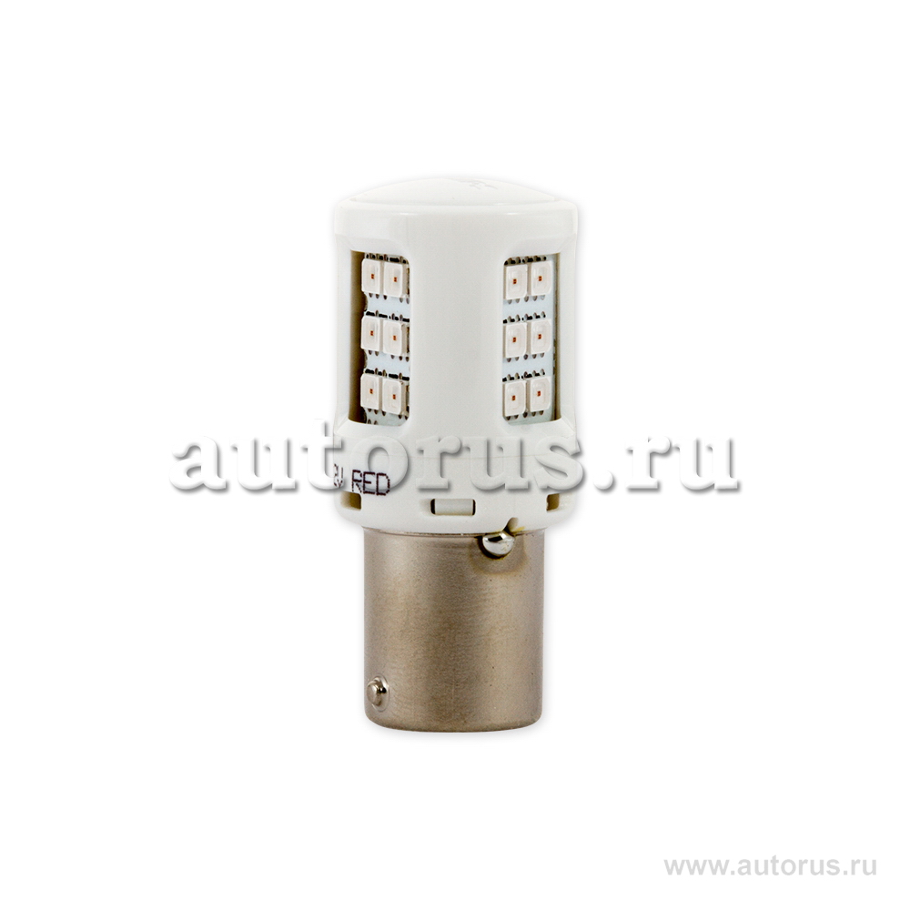 Лампа светодиодная 12V P21W 21W PHILIPS LED RED 2 шт. картон 11498ULRX2