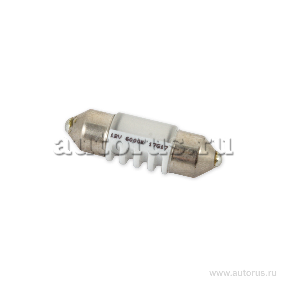 Лампа светодиодная 12V Festoon 30mm 1W 6000K PHILIPS LED 1 шт. картон 11860ULWX1