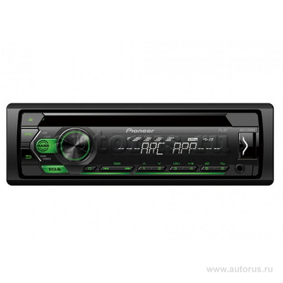 Автомагнитола PIONEER DEH-S120UBG, 4x50вт,USB/MP3/CD/Android,зелен.подсв.