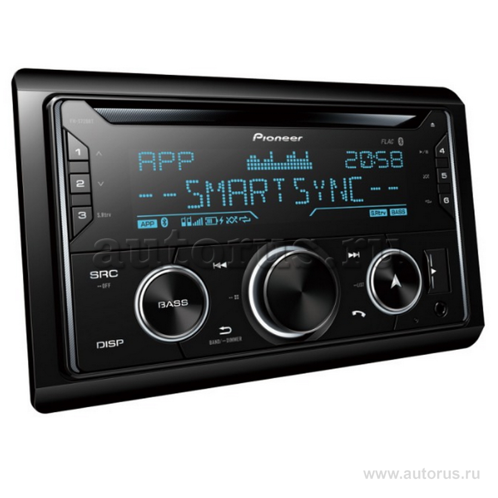 Автомагнитола PIONEER FH-S720BT, 2DIN,USB/MP3/CD/iPod/Android