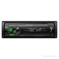 Автомагнитола PIONEER MVH-S120UBG, 4x50вт,USB/MP3/Android,зелен.подсв.