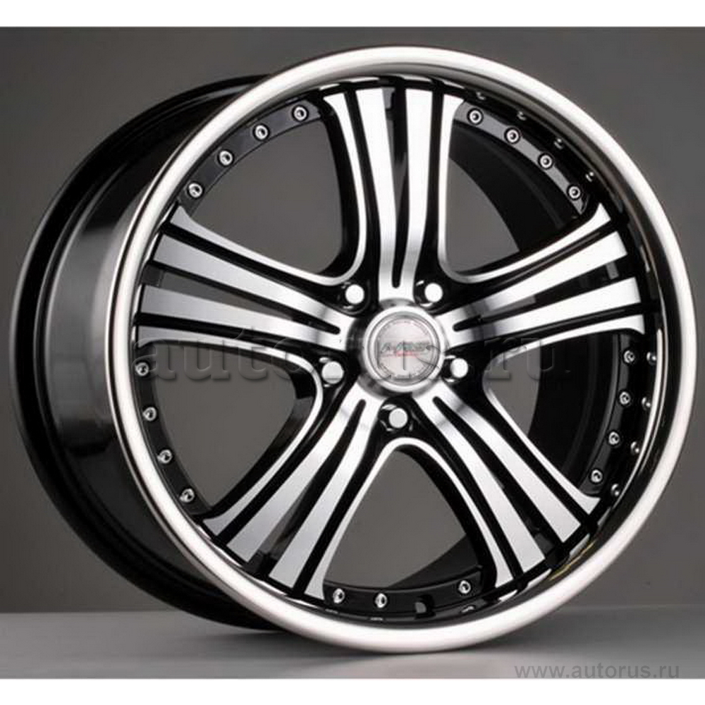 Диск литой R17 7J 5x108/73.1 ET40 RACING WHEELS Classic H-434 BK/FP D/P 85695937517