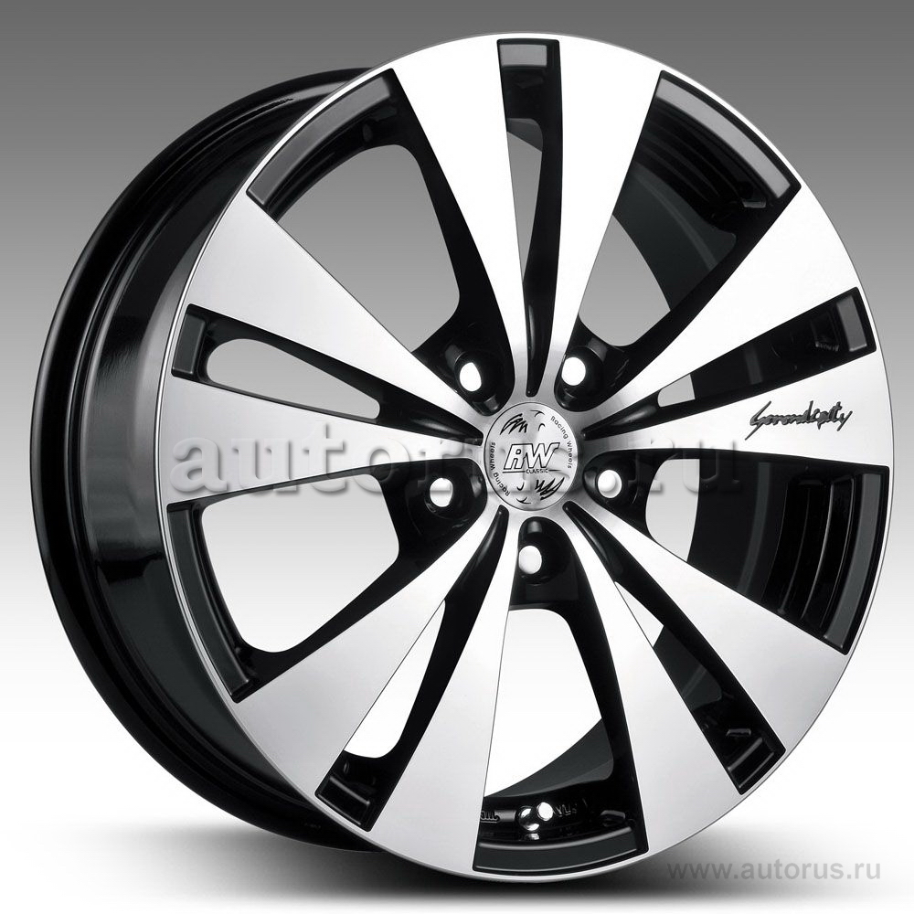 Диск литой R15 6.5J 4x100/67.1 ET35 RACING WHEELS Classic H-364 BK F/P 85753649926