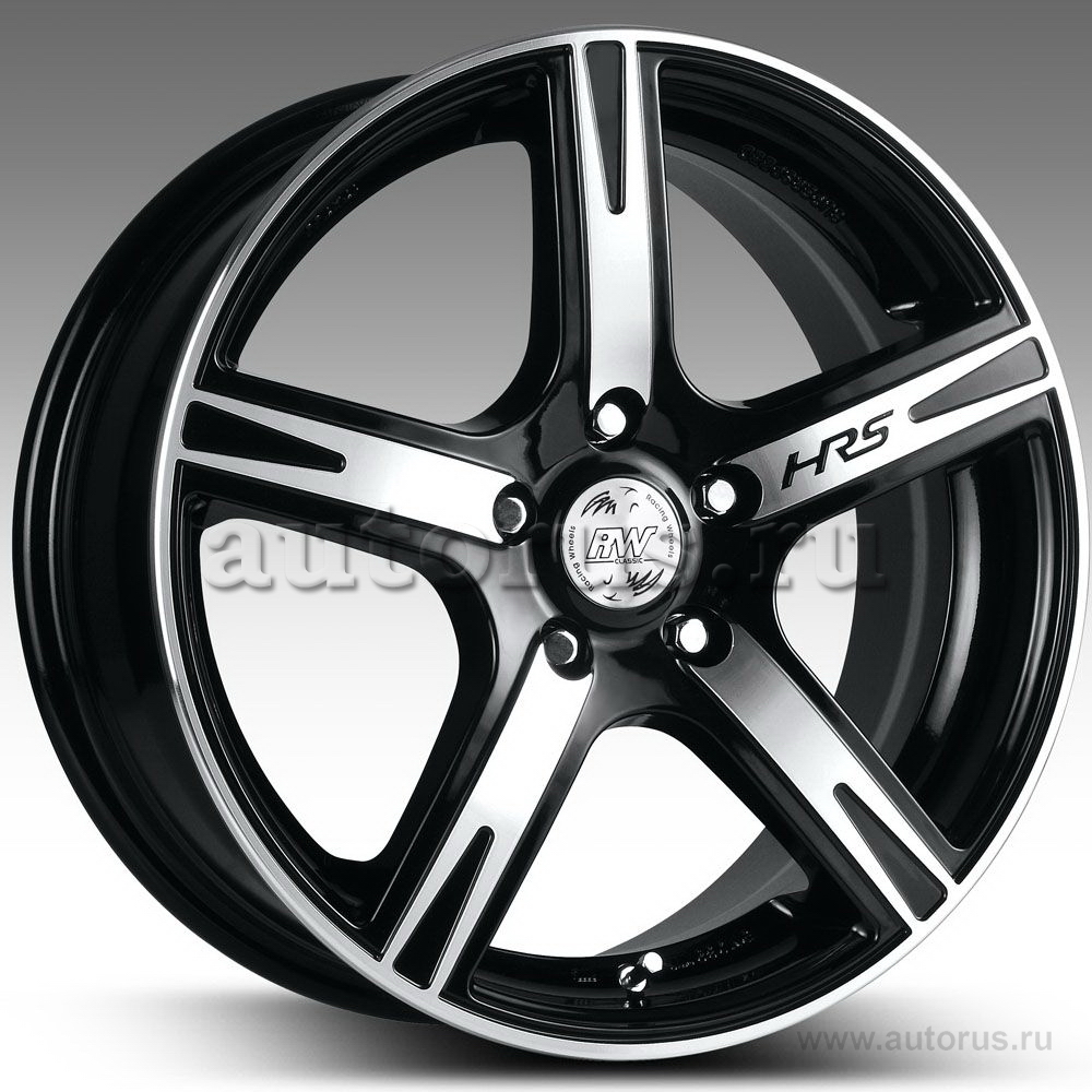 Диск литой R15 6.5J 4x100/67.1 ET40 RACING WHEELS Classic H-372 BK F/P 85753652482