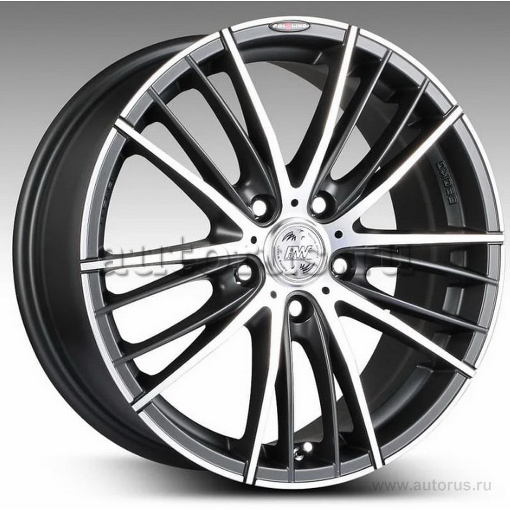 Диск литой R15 6.5J 4x100/67.1 ET35 RACING WHEELS Classic H-466 BK F/P 85753704317