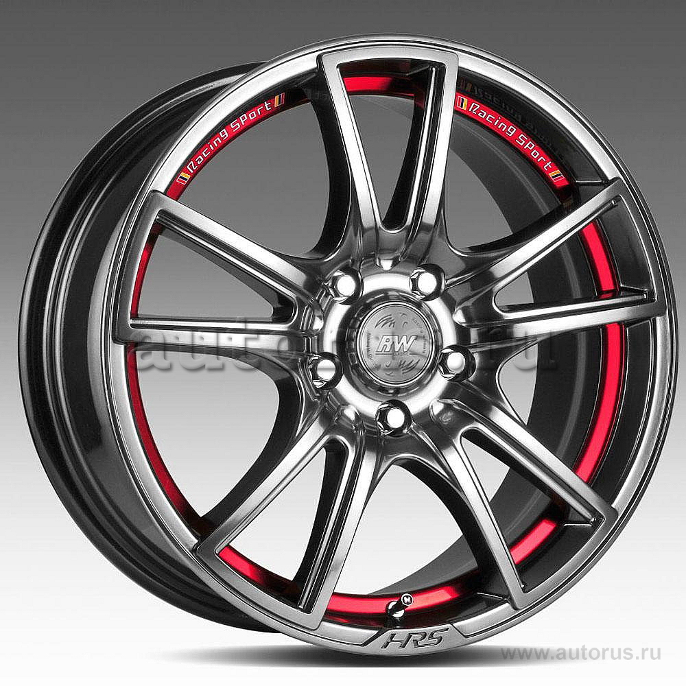 Диск литой R15 6.5J 5x114.3/73.1 ET40 RACING WHEELS Classic H-411 DDN-IRD 85792719435