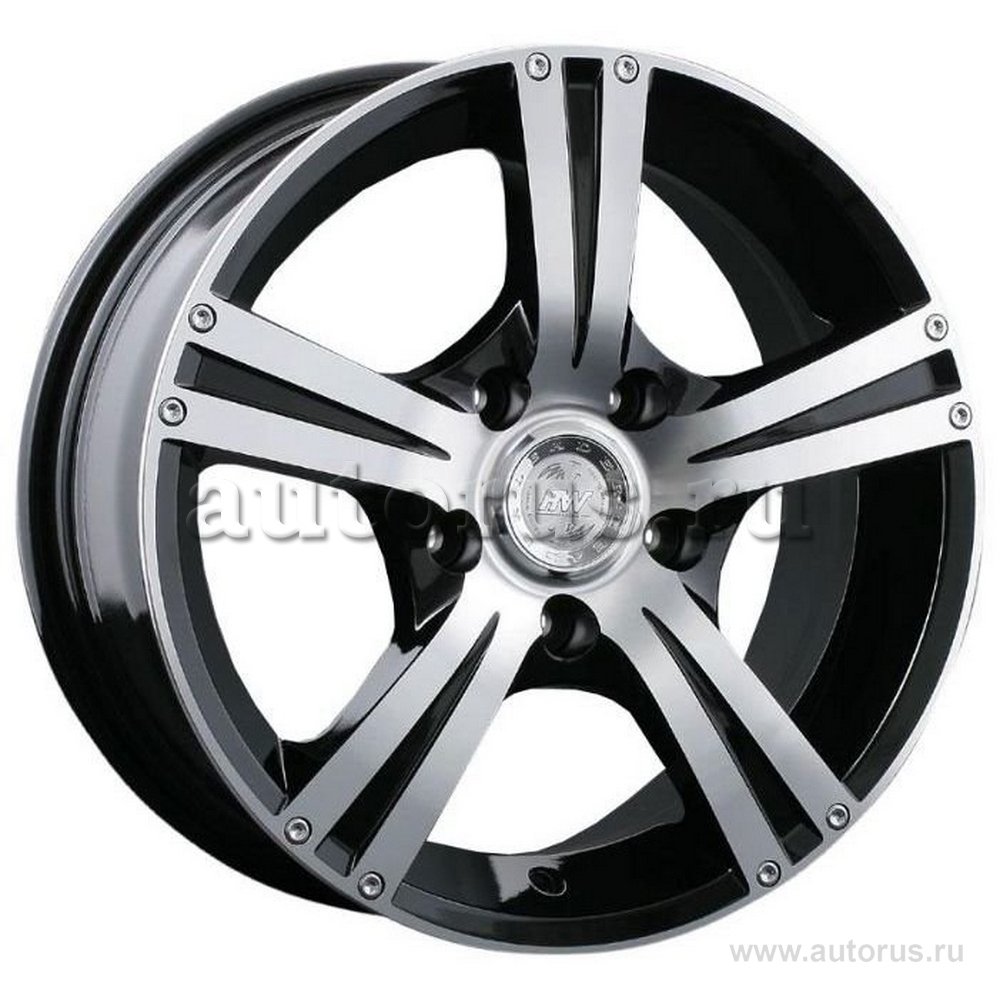 Диск литой R15 6.5J 5x114.3/67.1 ET40 RACING WHEELS Classic H-326 BK F/P 85878217260