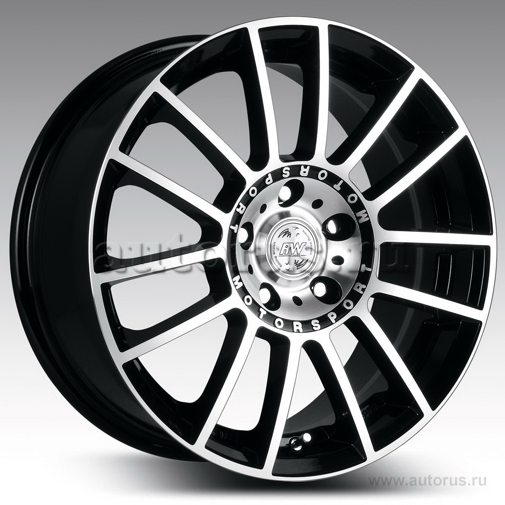 Диск литой R15 6.5J 5x114.3/67.1 ET40 RACING WHEELS Classic H-408 BK F/P 85878371767