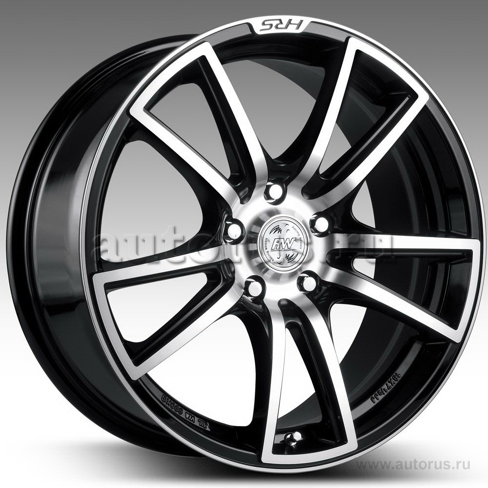 Диск литой R16 7J 4x114.3/67.1 ET40 RACING WHEELS Classic H-411 BK F/P 85878762303