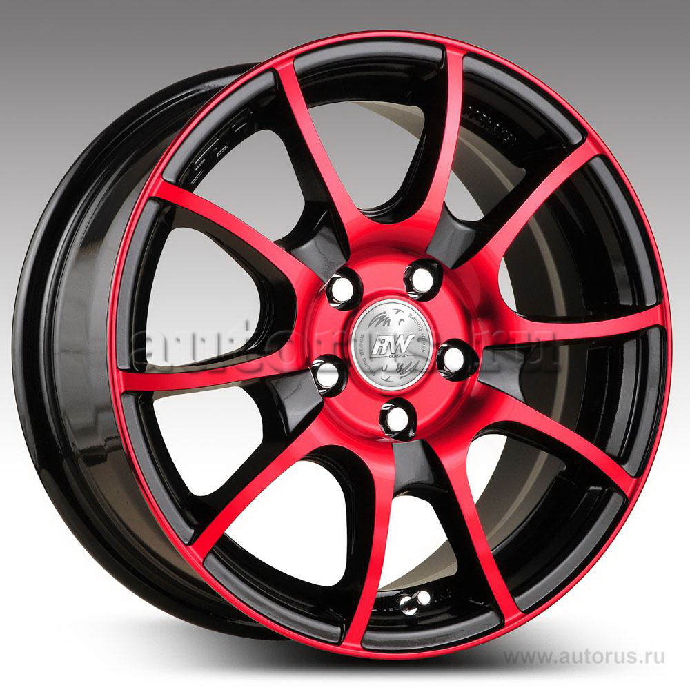 Диск литой R15 6.5J 5x112/57.1 ET40 RACING WHEELS Classic H-470 BK-ORD F/P 85878847925