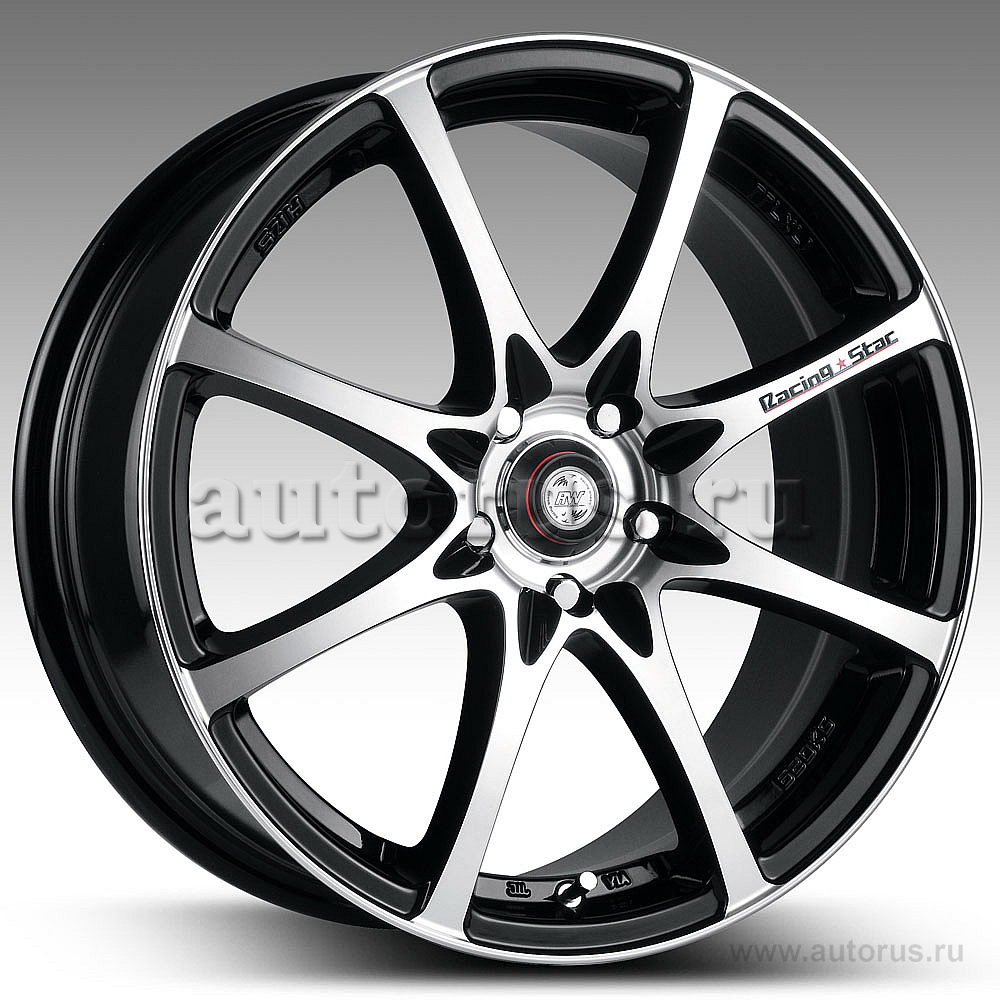 Диск литой R14 6J 4x100/67.1 ET38 RACING WHEELS Classic H-480 BK F/P 85878873145