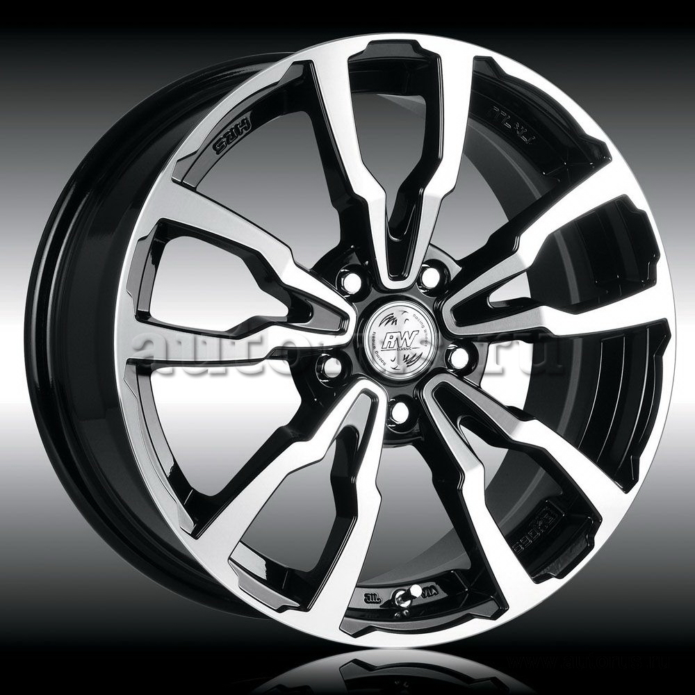 Диск литой R17 7J 5x105/56.6 ET40 RACING WHEELS Classic H-497 BK F/P 85878919850