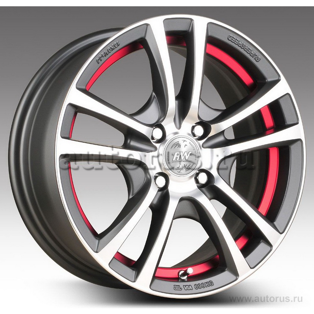 Диск литой R17 7J 5x114.3/67.1 ET45 RACING WHEELS Classic H-346 DDN-IRD F/P 85937999311