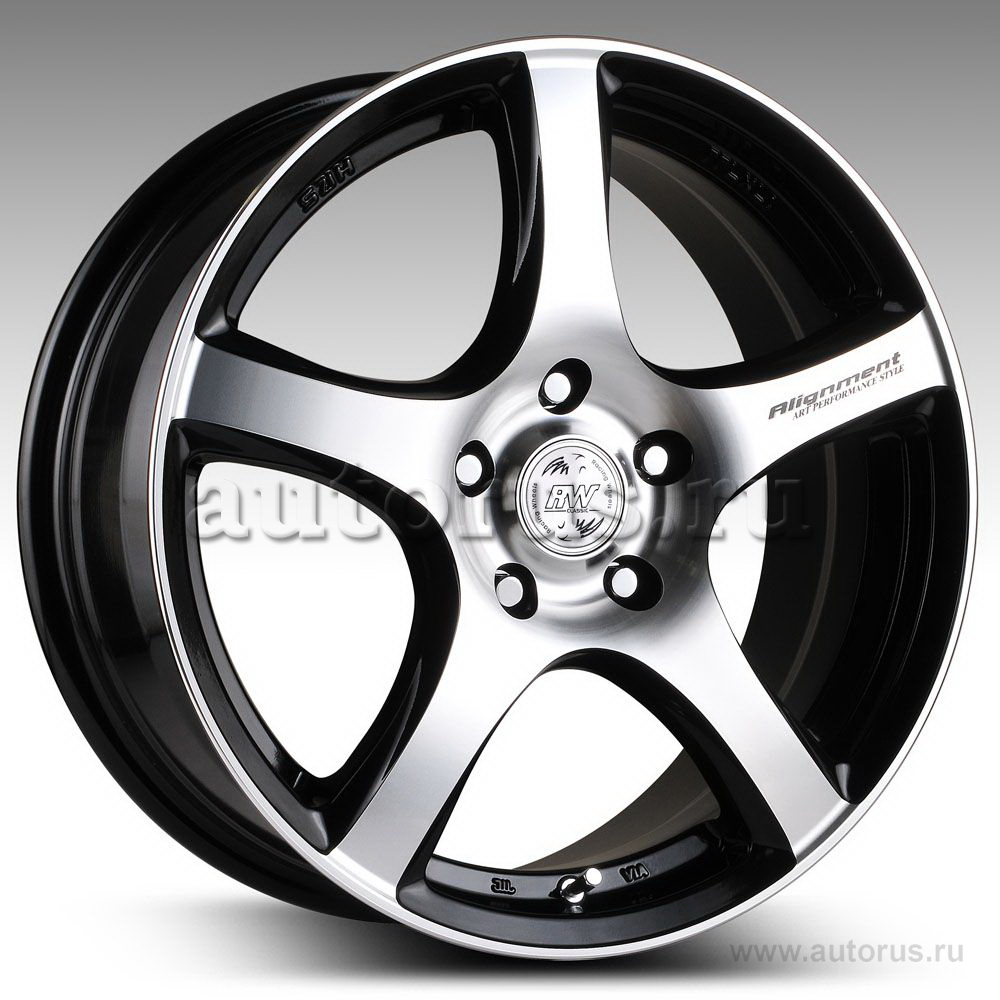 Диск литой R15 6.5J 4x114.3/67.1 ET40 RACING WHEELS Classic H-531 BK F/P 85938486183