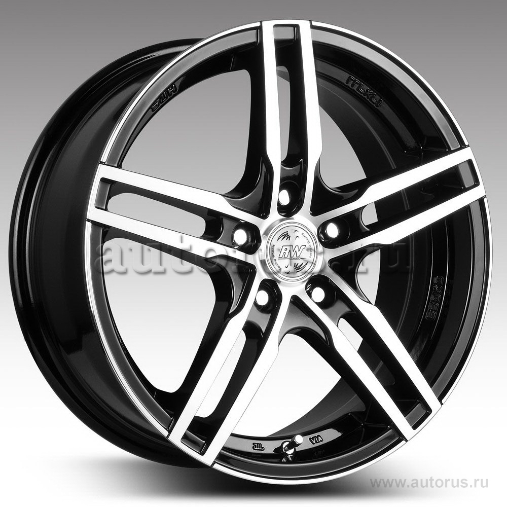 Диск литой R15 6.5J 5x112/57.1 ET40 RACING WHEELS Classic H-534 BK F/P 85938495605