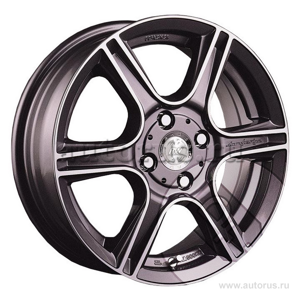 Диск литой R15 5.5J 4x100/60.1 ET45 RACING WHEELS Classic H-314 BK F/P 85977239955