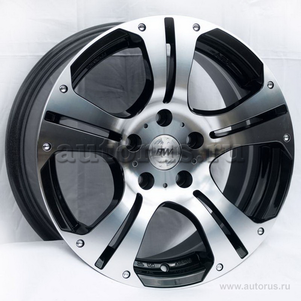 Диск литой R17 7.5J 4x108/65.1 ET25 RACING WHEELS Classic H-259 BK F/P 86000635120