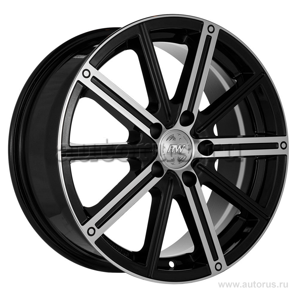 Диск литой R17 7J 5x112/66.6 ET40 RACING WHEELS Classic H-385 BK F/P 86000788947