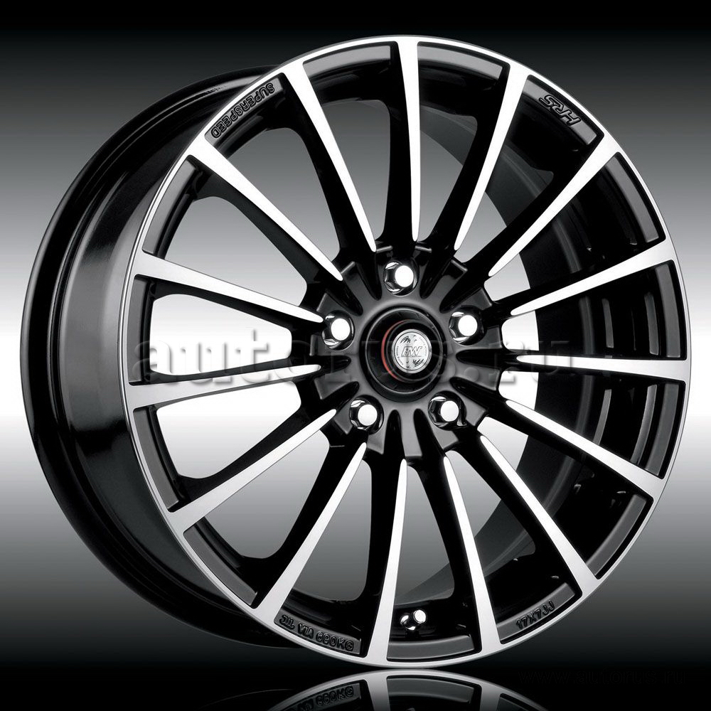 Диск литой R16 7J 4x100/67.1 ET40 RACING WHEELS Classic H-429 BK F/P 86001422375