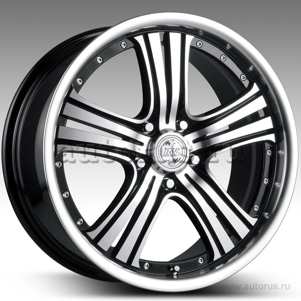 Диск литой R17 7J 5x110/65.1 ET35 RACING WHEELS Classic H-434 BK F/P 86001423347