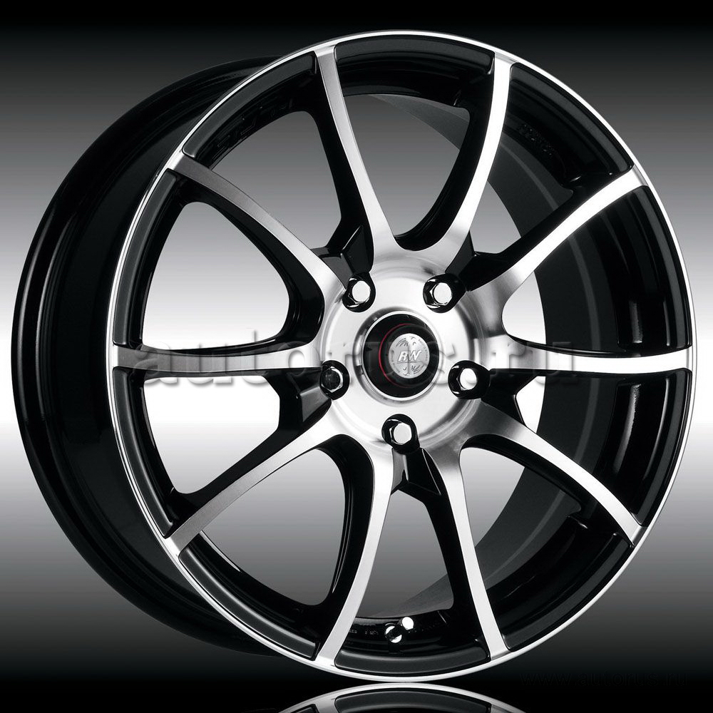 Диск литой R15 6.5J 5x100/67.1 ET35 RACING WHEELS Classic H-470 BK F/P 86001465816