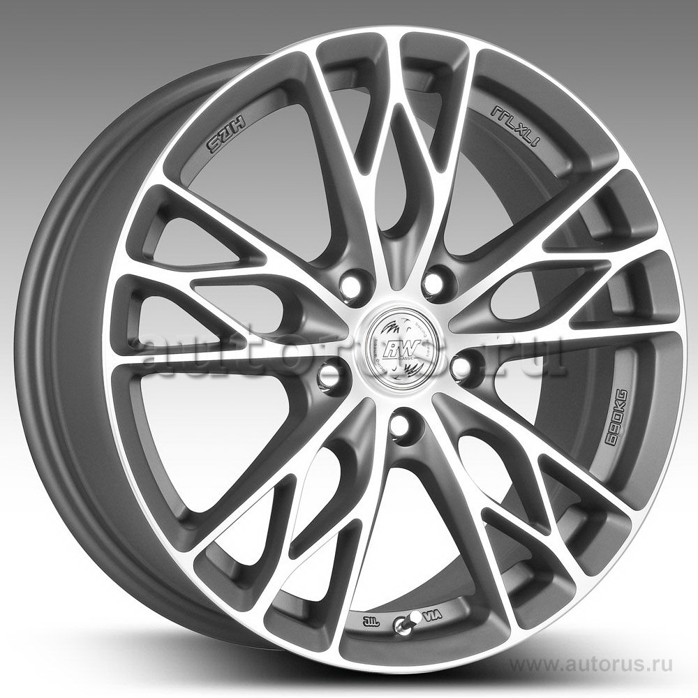 Диск литой R15 6.5J 4x108/67.1 ET40 RACING WHEELS Classic H-487 DDN F/P 86001764840