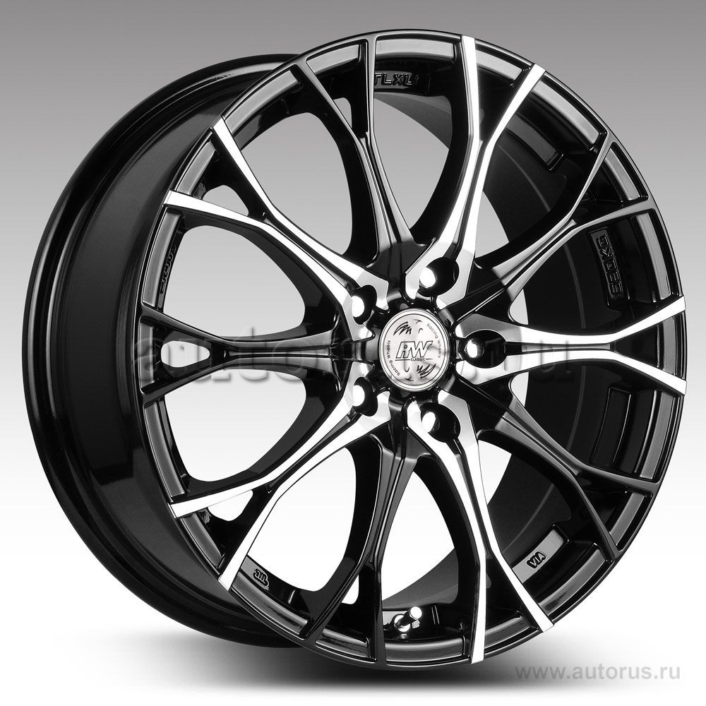 Диск литой R16 7J 5x112/66.6 ET40 RACING WHEELS Classic H-530 BK F/P 86002506493