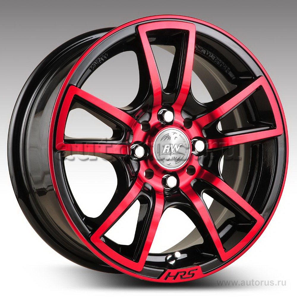 Диск литой R14 6J 4x98/58.6 ET20 RACING WHEELS Classic H-411 BK-ORD F/P 86069247630