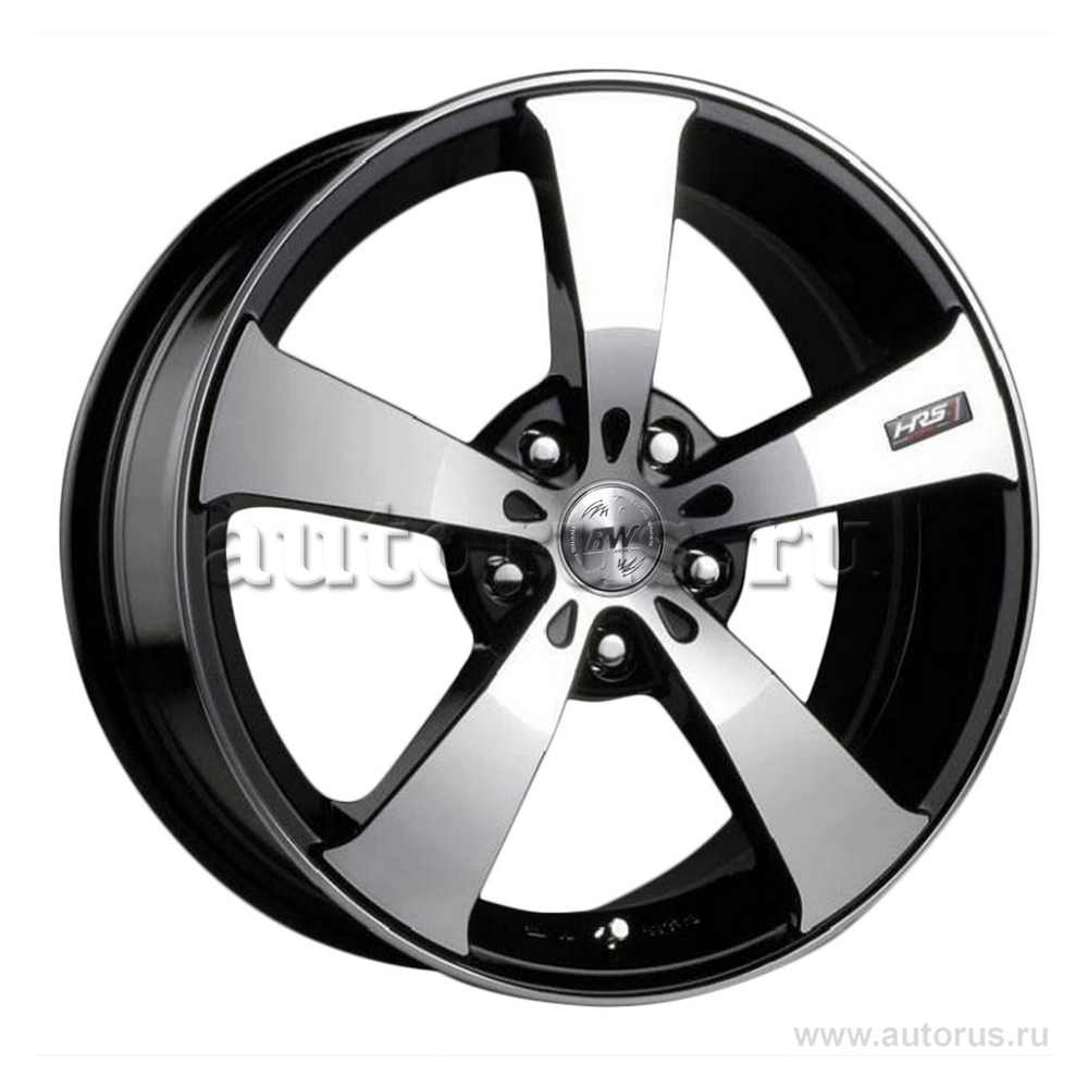 Диск литой R17 7J 5x108/67.1 ET45 RACING WHEELS Classic H-419 BK F/P 86069256890