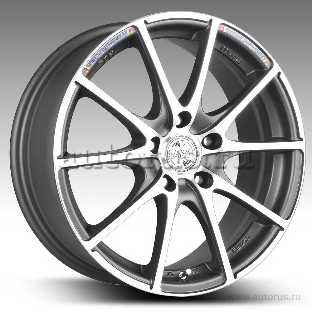 Диск литой R15 6.5J 4x100/67.1 ET45 RACING WHEELS Classic H-596 DDN F/P 86305887339