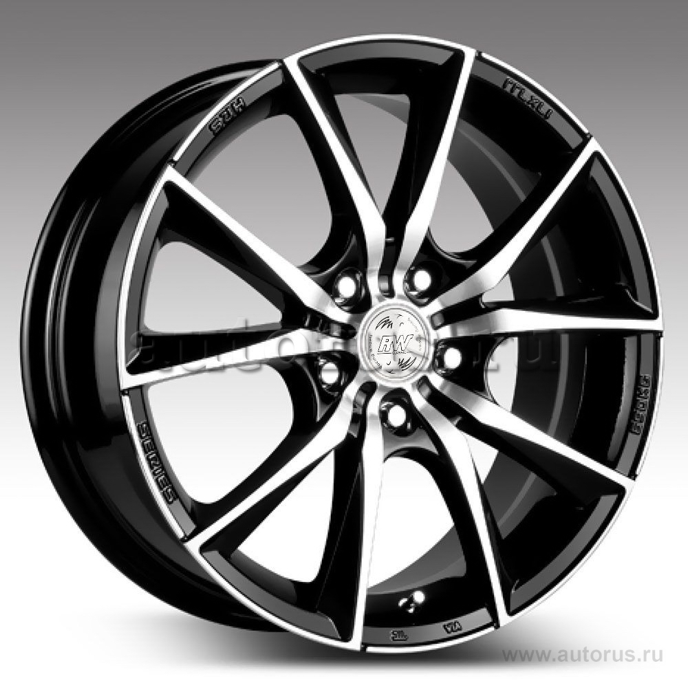 Диск литой R15 6.5J 4x100/67.1 ET45 RACING WHEELS Classic H-712 BK F/P 86305902441