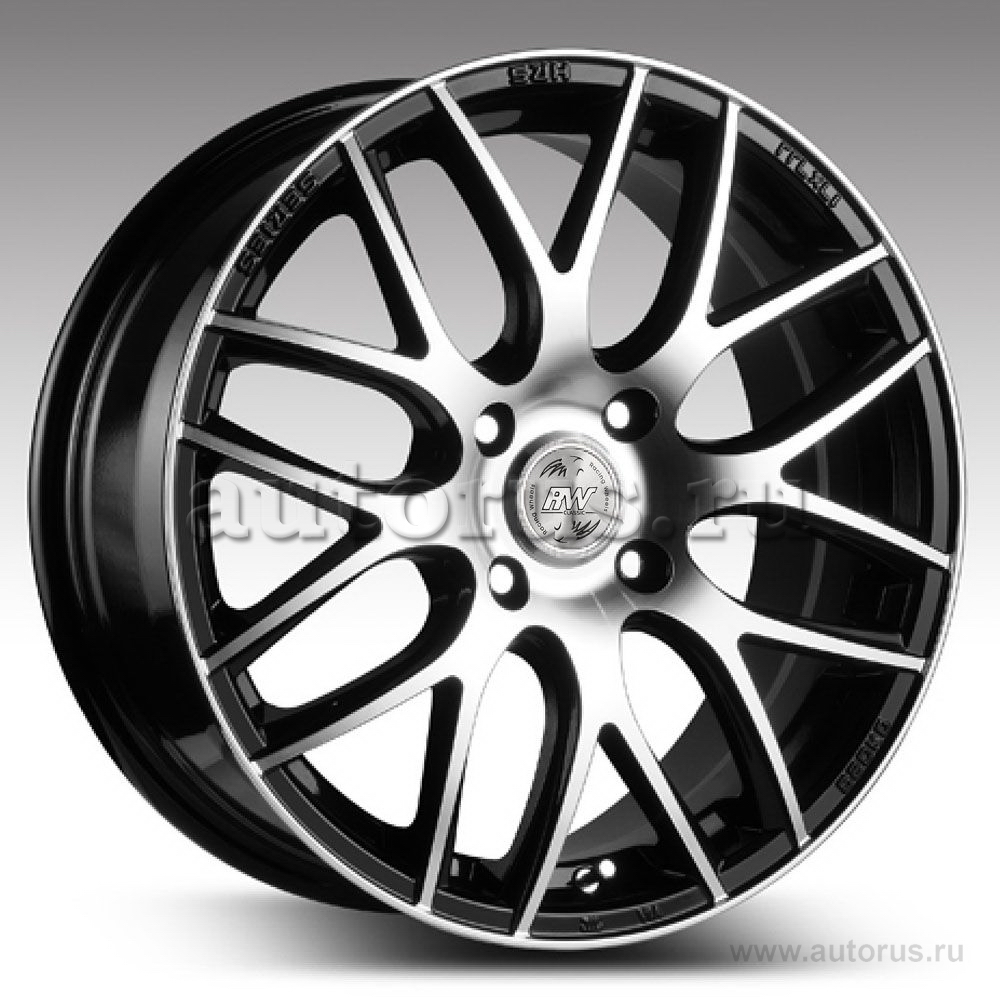 Диск литой R15 6.5J 4x100/67.1 ET45 RACING WHEELS Classic H-713 BK F/P 86305916449