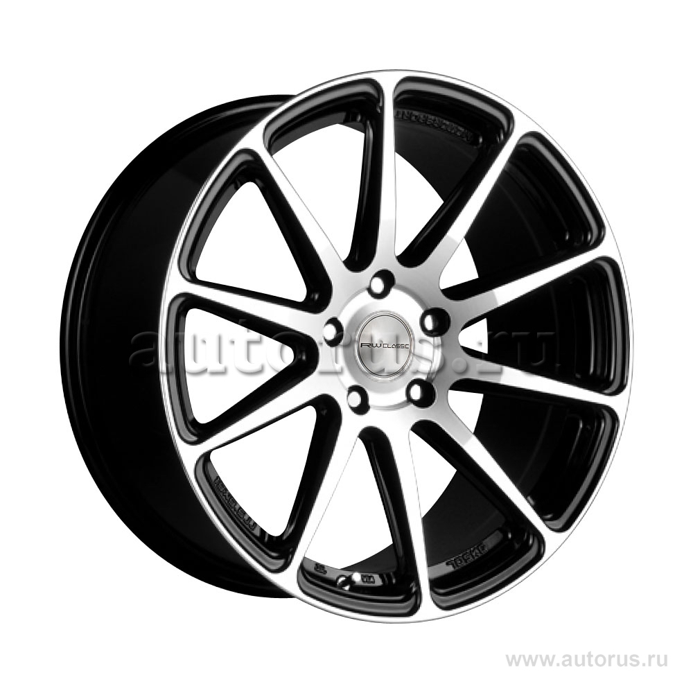 Диск литой R17 7J 5x114.3/67.1 ET45 RACING WHEELS Classic H-714 BK F/P 86305925045