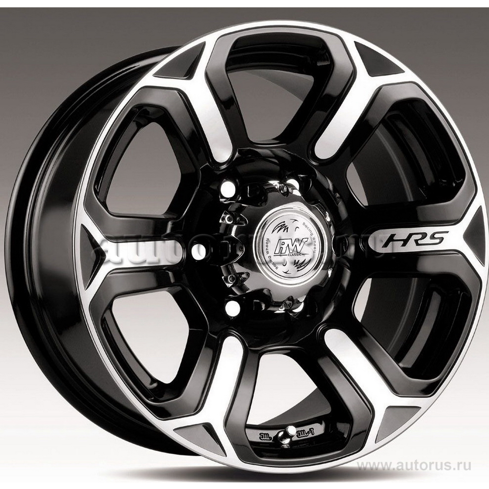 Диск литой R16 8J 6x139.7/110.5 ET0 RACING WHEELS H-427 BK F/P 87513317481