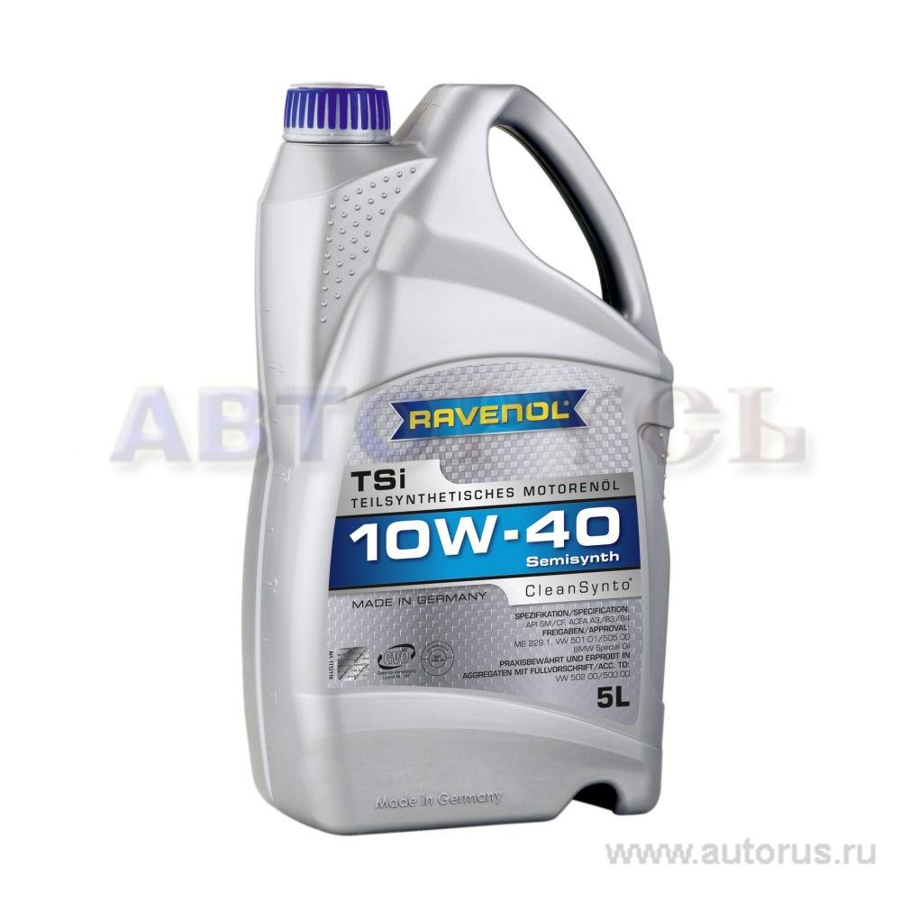 Масло моторное Ravenol TSI 10W40 полусинтетическое 5 л 1112110-005-01-999