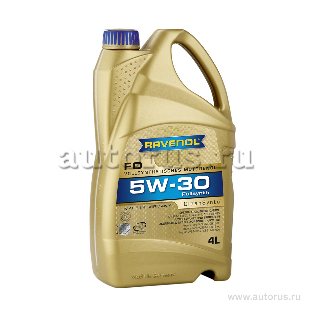 Масло моторное Ravenol FO 5W30 синтетическое 4 л 4014835722699