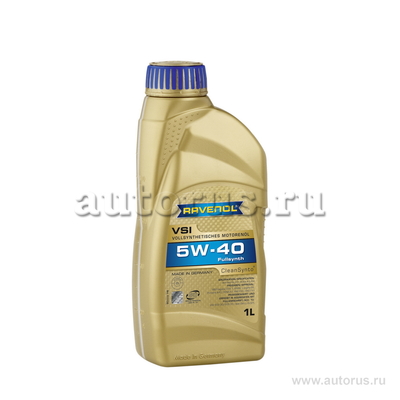 Масло моторное Ravenol VSI 5W40 синтетическое 1 л 4014835723511