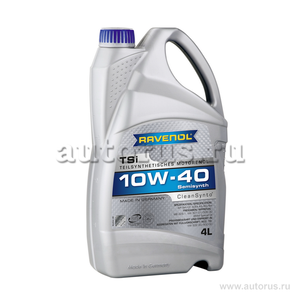 Масло моторное Ravenol TSI 10W40 синтетическое 4 л 4014835724198