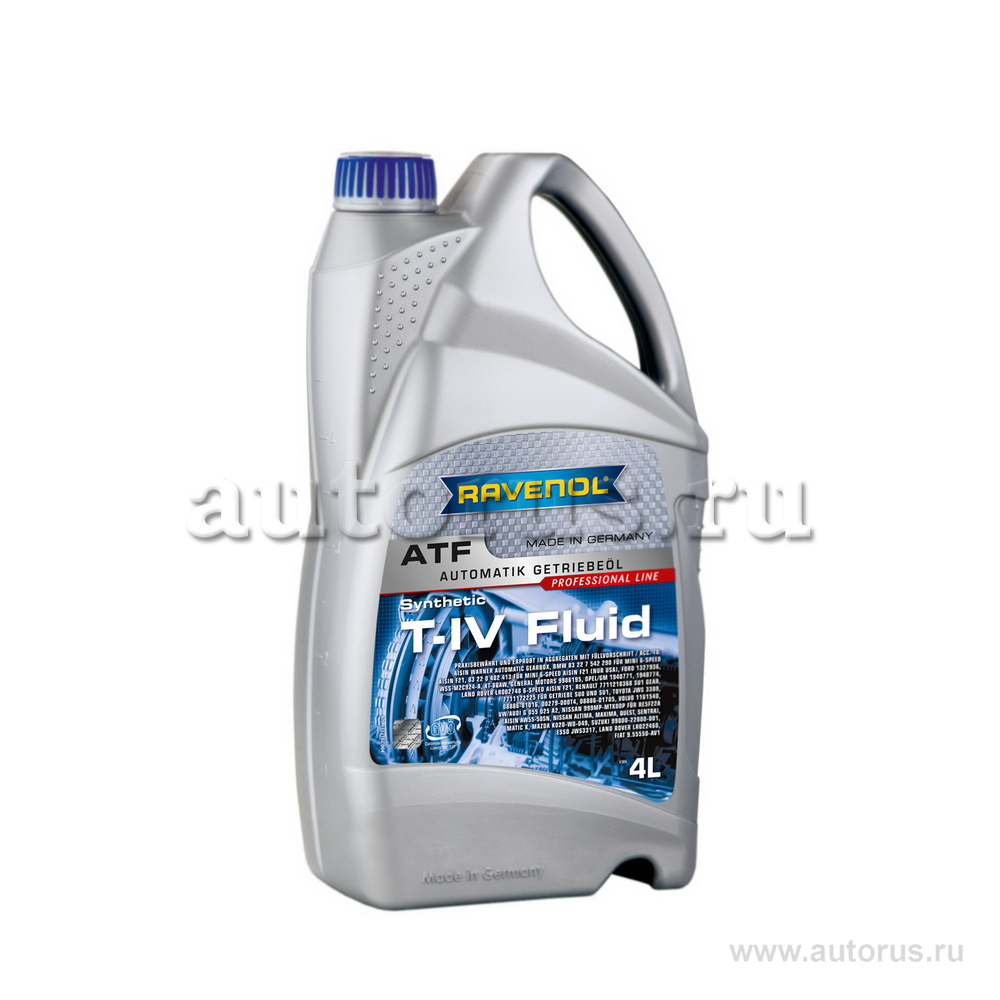 Масло трансмиссионное Ravenol ATF T-IV Fluid 4 л 4014835733091