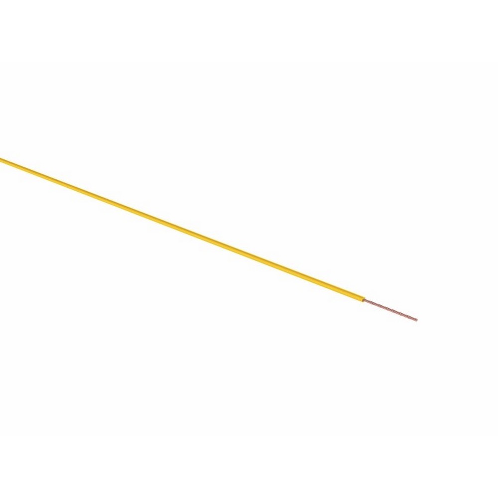 Провод ПГВА 1х0.50 мм² (бухта 100 м) желтый REXANT REXANT 01-6512