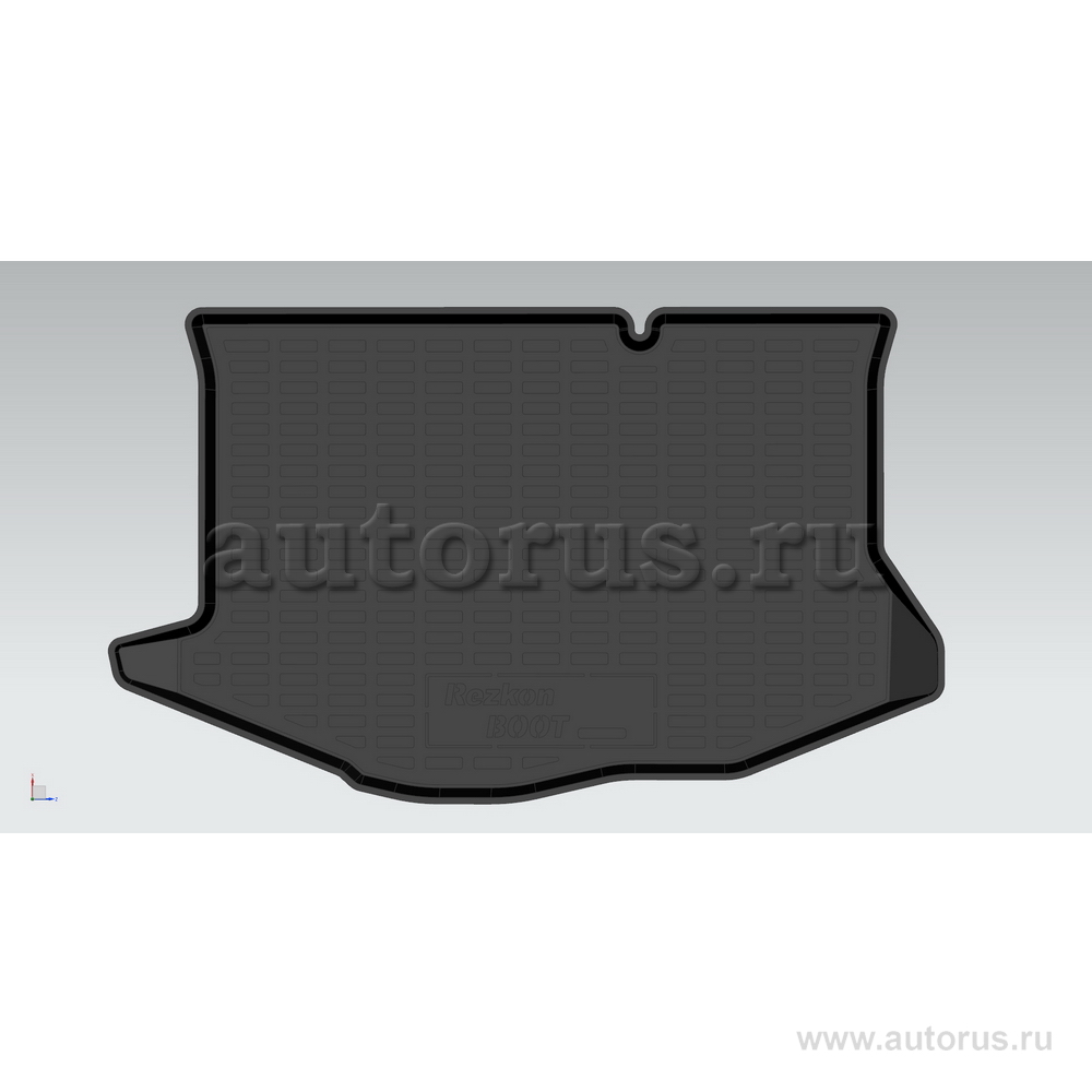 Коврик багажника полиуретан черный Ford Fiesta хэтчбек VII 2017- Rezkon 5516005210