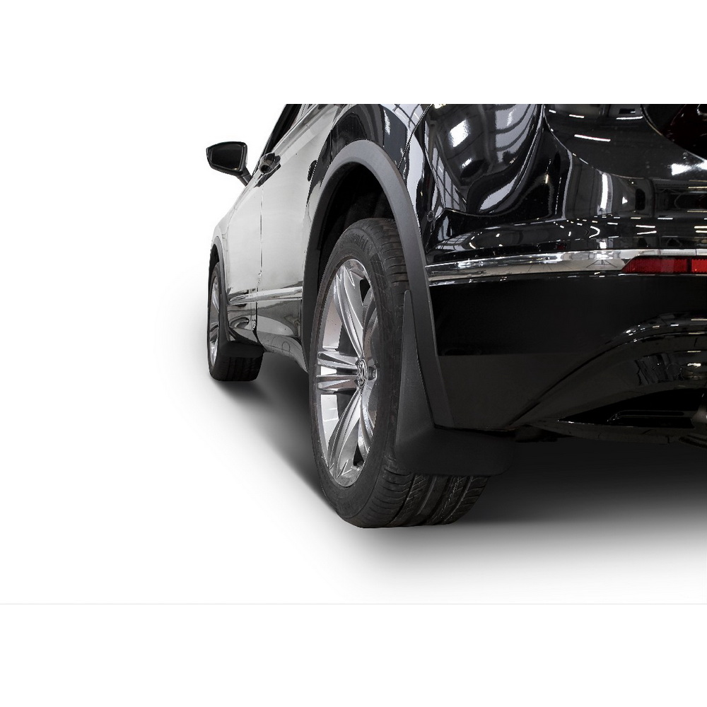 Брызговики задние Volkswagen Tiguan полиуретан черный 2 шт. Rival 25805006