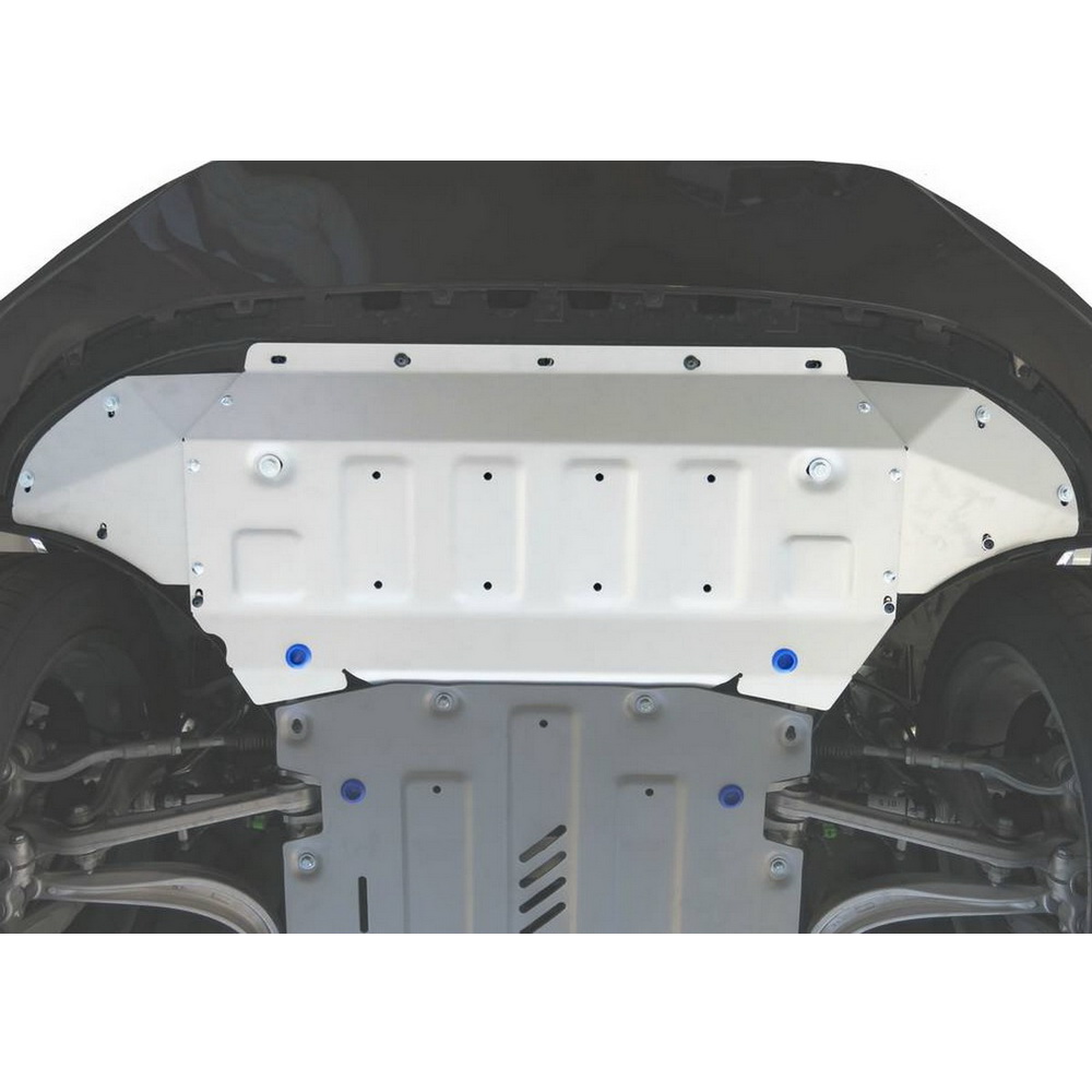 Защита AL  Audi Q7 радиатор и картер, V-3.0TFSI; 3.0TFSI S-Line; 3,0TDI (2015-) + крепления