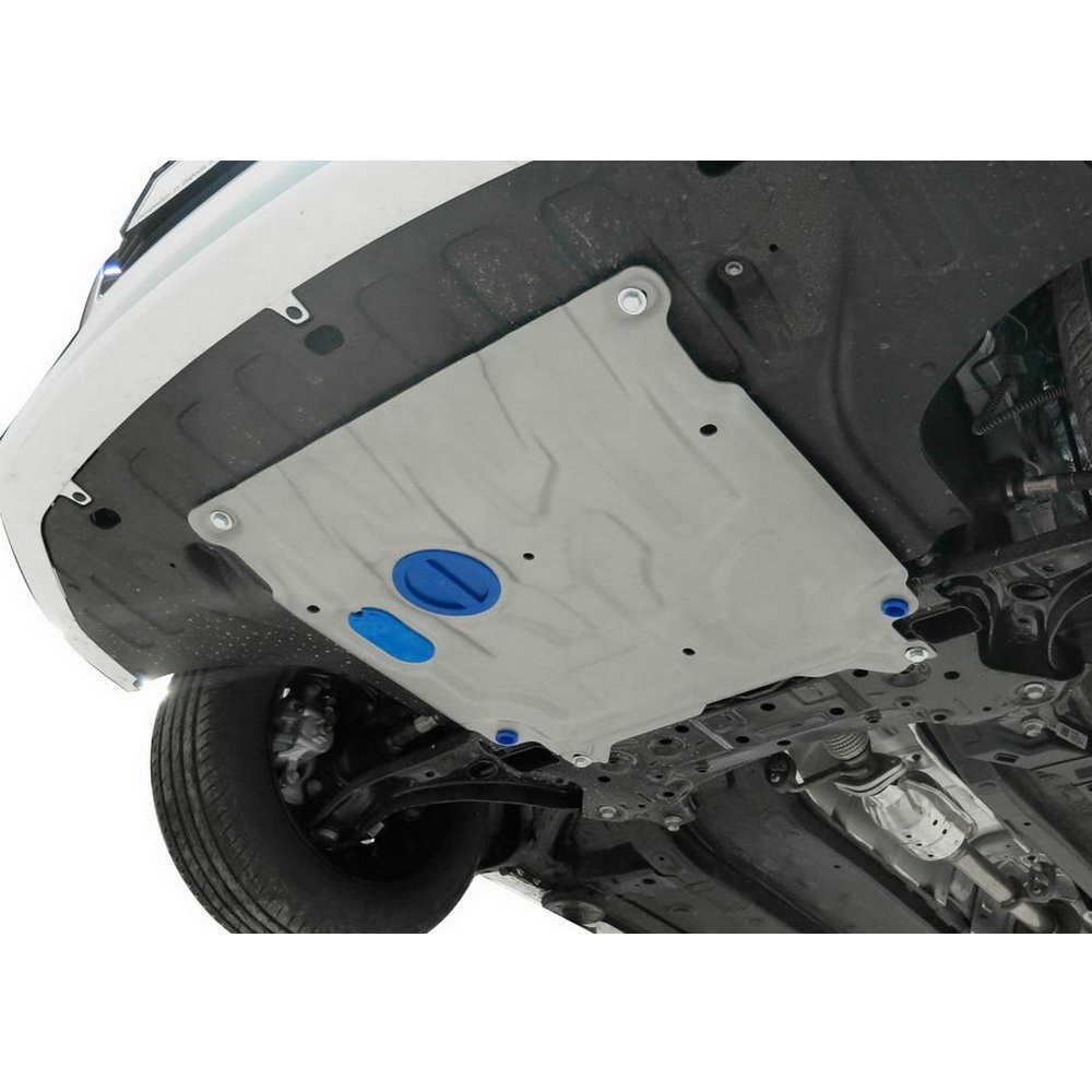 Защита картера и КПП для Hyundai Solaris 2017-, V-1.6; АКПП, алюминий 4 мм