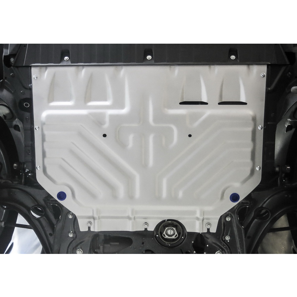 Защита картера + КПП Алюминий Skoda Kodiaq 2017-/VW Tiguan 2016-, RIVAL 333.5120.2