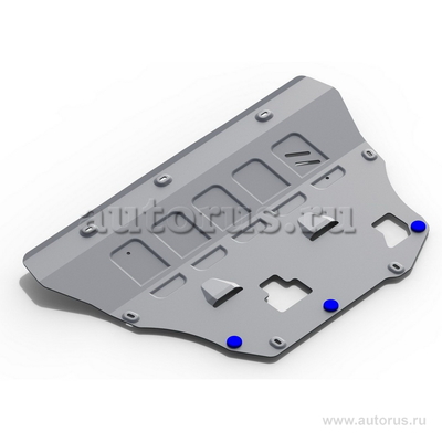 Защита картера и КПП для Volvo XC90 2015-, V-D5; T6, алюминий 4 мм